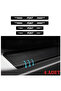 Accessory Auto Door Sill Sticker Carbon Compatible for Fiat Coupe 4 Pieces