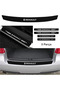 Exclusive New Compatible Accessory Auto Trunk and Door Sill for Renault Clio Exclusive New Sticker Set Carbon