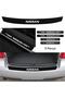 Compatible Accessory Auto Trunk and Door Sill Sticker Set Carbon for Nissan 100 Nx
