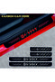 Custom New Compatible Accessory Auto Door Sill for Fiat Doblo Custom New Sticker Carbon 4Pcs