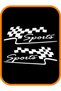 2 Pieces Sports Headlight Cover or Body Sticker - Right and Left 30X10 cm White - 2