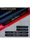 Alfa Romeo 164 Compatible Carbon Door Sill Auto Sticker 4 Pieces