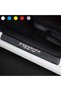 Accessory Auto Door Sill Sticker Carbon Compatible for Fiat Freemont 4 Pieces