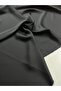 Black Silk Satin Fabric Non-Wrinkle Meterage Double Width Dress Evening Dress Skirt Blouse Tunic Inner Outerwear Sewing