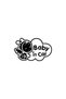Baby in Car Angel Auto Custom New Sticker Black 30 X 18 cm