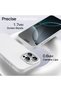 iPhone 16 Pro Max Case Inside Velvet Camera Raised Launch Silicone Cover White - 3