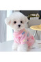 Pink Sweater with Flannel Fabric and Leash Attachment Ring for Cats and Dogs - 2