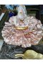 Pink Frilly Satin Baby Dress - 2