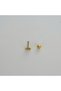 Gold Çelik Kalp Model Helix Piercing - 5