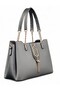 Classic Women's Shoulder Bag with Three Eyes Gold Accessories 0571 - 4