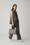 Classic Women's Shoulder Bag with Three Eyes Gold Accessories 0571 - 3