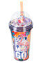 Lively 600 ml Children's Cup with Straw and Double Layer - 3