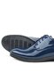 Navy Blue Patent Leather Lace-up Oxford Children's School Shoes - 7