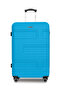 20-Inch Cabin ABS Hardshell Spinner Luggage – 10KG Lightweight 4-Wheel Suitcase Blue