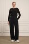 Women's Long Sleeve Underwear Black 31086 - 3