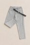 Snow Wash Women's Mom Jeans High Waist Lycra Ankle Length Jeans (with Belt Gift) - 2