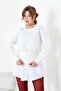 Women's Chain Detailed Sweater Bone 20823