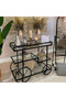 FFD Elegant Metal Food Serving Trolley – 1.3cm Metal Frame Trolley Kitchen 80x40x90cm - 7