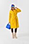 Women's Stamp Coat Yellow 30625 - 5