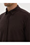 Dark Brown Regular Fit Knitted Shirt 50311692-Vr084 - 7