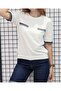 Jm Pocket Cover Detailed Striped Short Sleeve Knitwear Blouse - 3