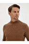 Camel Melange Slim Fit Half Turtleneck Knitwear Sweater 50318128-Vr122 - 2
