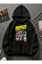 Brooklyn Nine Nine V1 Printed Hooded Black Sweatshirt