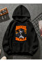 سويت شيرت أسود بقلنسوة مطبوعة من biggie v15
