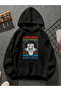 سترة رياضية سوداء مطبوعة من steez v1