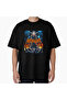 Unisex Metallica7 Design Printed Oversize T-Shirt