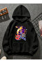 Tupac V7 Printed Hooded Black Sweatshirt