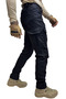Black Men's Cargo Pants Tactical Outdoor Combat Pocket - 3