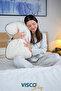 Pillow Ergonomic Pillow Risus Natural Linen Pillow with Cover 60X40X15 cm - 8