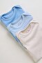 Set of 3 100% Cotton Camisole Baby and Children's Envelope Collar Bodysuit & Bodysuit - 6
