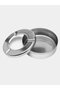 Inox Steel Ashtray – 13cm X 4 cm |   Modern, Hygienic and Durable Design 721604 - 2