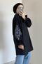 Sleeve Embroidered Tunic Black - 3