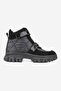 Women's Black Genuine Natural Leather Size 36-41 Parachute Fabric Boots & Booties - 4