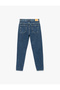 Cotton High Waist Regular Fit Mom Jean Pants - Mom Jeans - 5