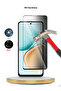 Honor X7d 4G 2025 E2E Series Privacy Full Glue Full Cover Tempered Glass Clear/Black - 4