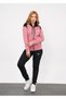 Women's Two-Piece Hooded Tracksuit Set in Rose Pink - 3
