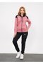 Women's Two-Piece Hooded Tracksuit Set in Rose Pink