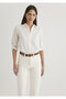 Striped White Shirt Regular Fit 1210954 -84611 - 2