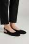 Women's Patterned Satin Ballerina Shoes - Stylish and Comfortable Daily Flat Shoes - 4