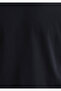 V-Neck Black T-Shirt - Sewing Detailed, Fitted Cut062773-26341 - 7