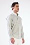 Men's Regular Fit Long Sleeve Khaki Shirt - 4