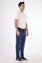 Blue Slim Fit Men's Denim Trousers - 4