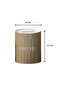 4-Piece Bread Box Set Metal Lid Tea Coffee Sugar Bowl Countertop Cabinet Organizer Storage Container Coffee - 8