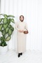 بدلة تنورة مطوي مع سترة