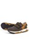 Genuine Leather Dark Brown Kids' Sneakers Sports Shoes - 7