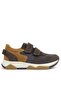 Genuine Leather Dark Brown Kids' Sneakers Sports Shoes - 3